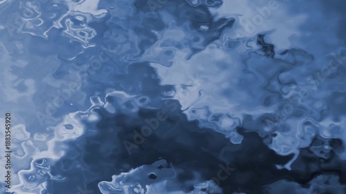  Abstract Liquid waves motion flowing background Seamless looping Sky Color Liquid Reflection  background Video animation Ultra HD 4K 3840x2160