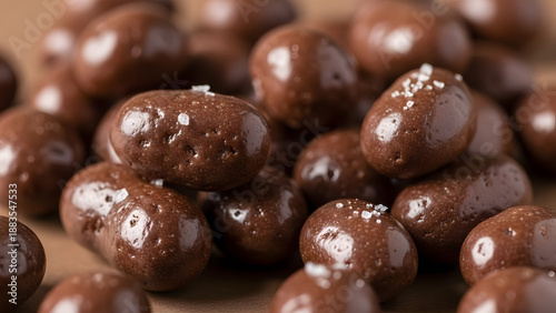 Wallpaper Mural Pile of Chocolate Covered Raisins with Salt candy sweets Torontodigital.ca