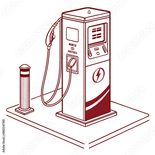 Electric vehicle charging station