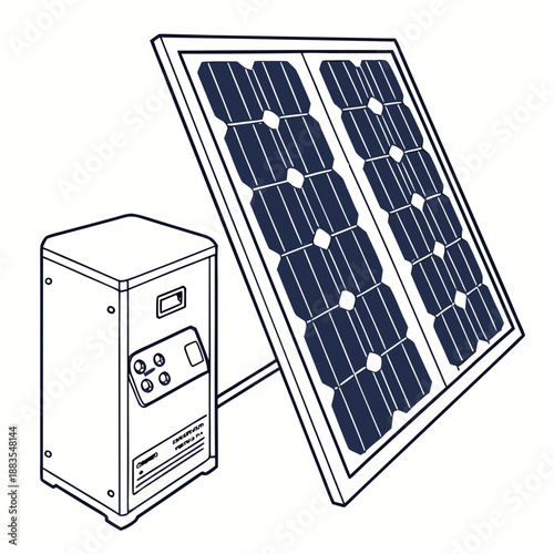 Portable solar power generator