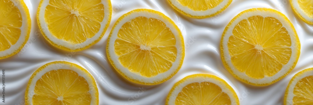 Fototapeta premium lemon slices background