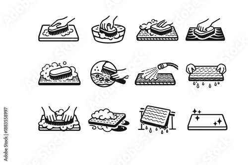 Removal logic vector icon shaking icons shake fresh cleaning simple entry dust