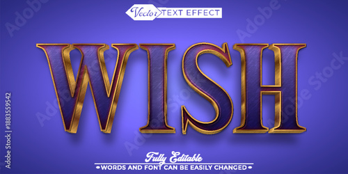  Wish Dream Magic Vector Fully Editable Smart Object Text Effect