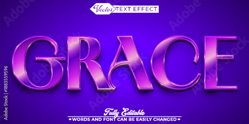  Grace Elegant Soft Vector Fully Editable Smart Object Text Effect