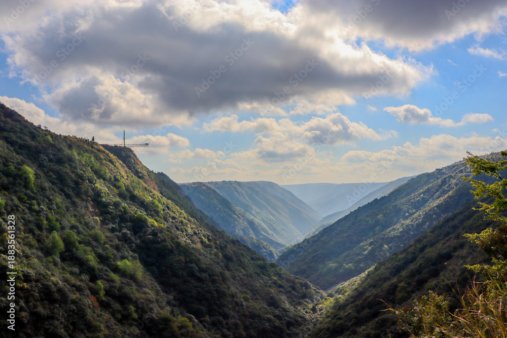 Fototapeta premium mountain landscape with clouds