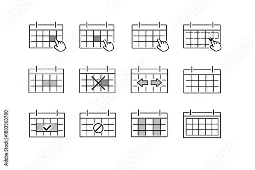 Vector hover preview reversed image end generation select confirmation range simple frame