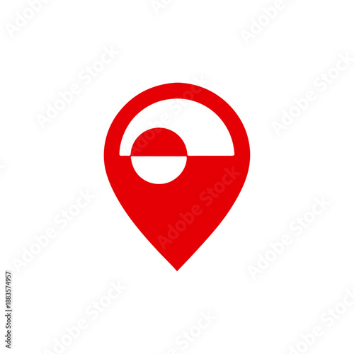 Free Download Greenland Map flag Icon in Vector art - GFXLoad