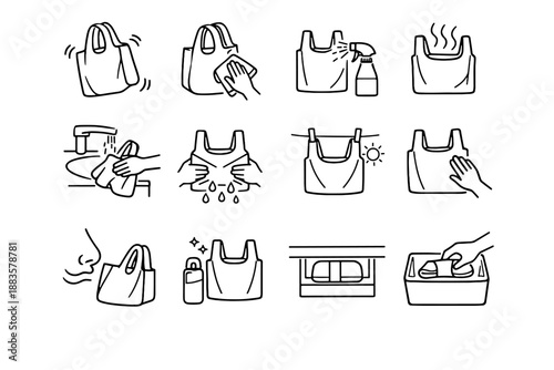 Icon bag harmony vector consistently mindful shape logic focus stackable folding balance