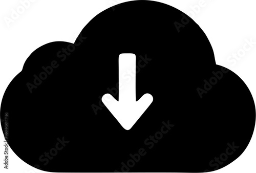 Cloud download icon.eps