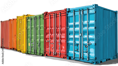 Versatile Storage Containers Clipart Vector Art for Illustration Projects
