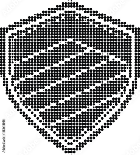 Simple Black Face Mask Icon