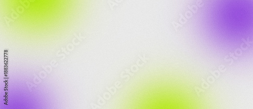 Vibrant Neon Green and Purple Gradient Abstract Background with Grainy Texture