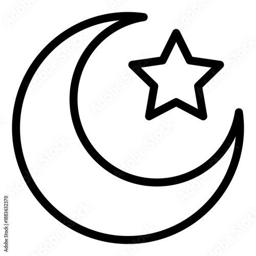 half moon icon