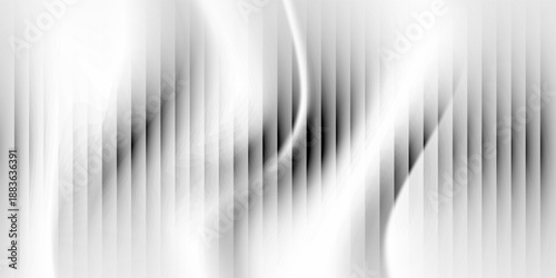 Smooth wavy gray gradient background. Soft silver liquid wallpaper. Silk nacre color texture for banners, flyers, presentations, graphic design.