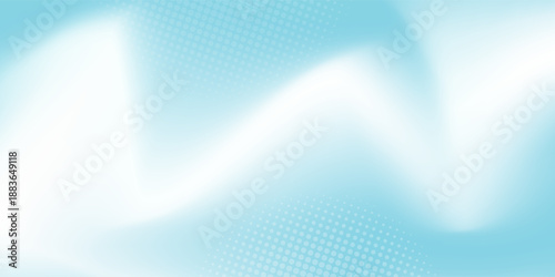 Beautiful Flowing Summer Color Abstract Background. Sky blue and cream gradient mesh background. Refreshing abstraction artwork. Vector illustrations; light; modern;