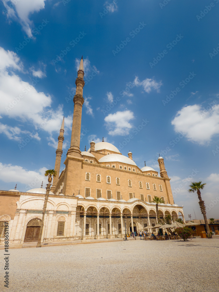 Fototapeta premium White Domes On Top Of The Ancient Mosque