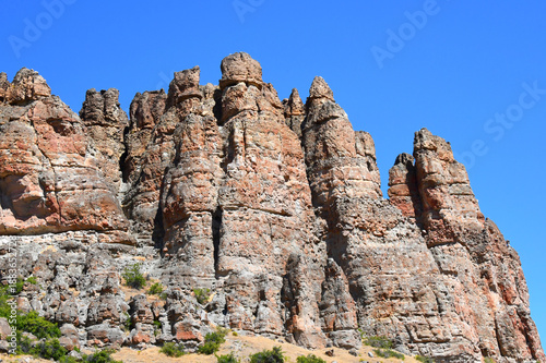 Bild auf Leinwand Palisades of the Clarno Unit