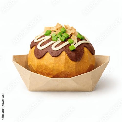 Takoyaki Delights: A close-...