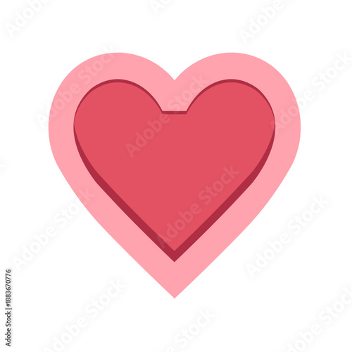 Illustration vector graphic of Heart Like Icon_Flat Icon