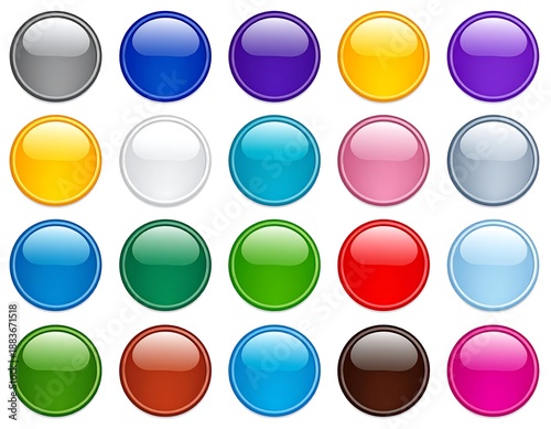 Free Download Colorful buttons. - GFXLoad