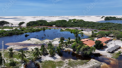 Fotografia Betania Village At Santo Amaro In Maranhao Brazil