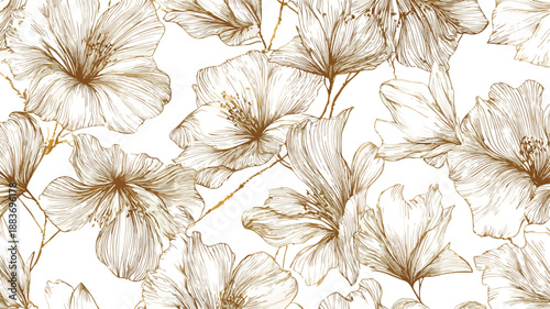 Luxurious Linen Fabric Seamless Pattern Vector Art and Illustration