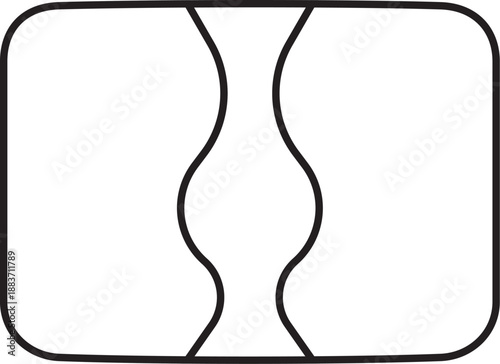 シンプルな湿布のイラスト素材