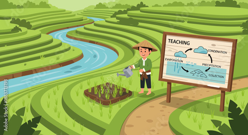 Sustainable Farming Practices in a Green Landscape