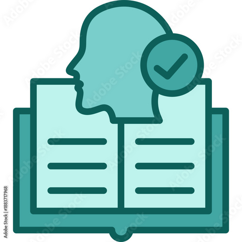 Self Learning solid icon