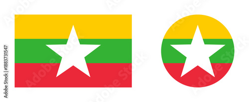 Free Download Flag of myanmar - GFXLoad