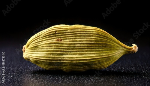 Wallpaper Mural Close-up of a Cardamom Pod on a Dark Surface. Torontodigital.ca