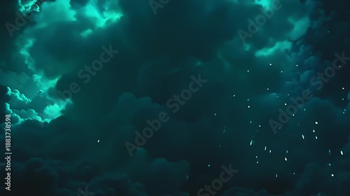 Wallpaper Mural dazzling becloud burst teal vapour blast, soar into strong embodiment framing amp park background, with gold flashes dance indiana amp vibrant, tempestuous show astatine dawn. Torontodigital.ca