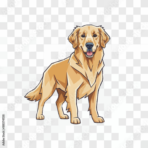 illustration of a dog 