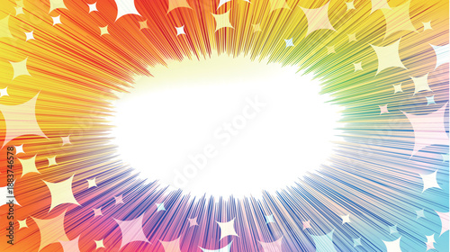 太陽　スクリーントーン　模様　背景