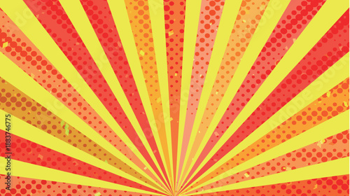 太陽　スクリーントーン　模様　背景