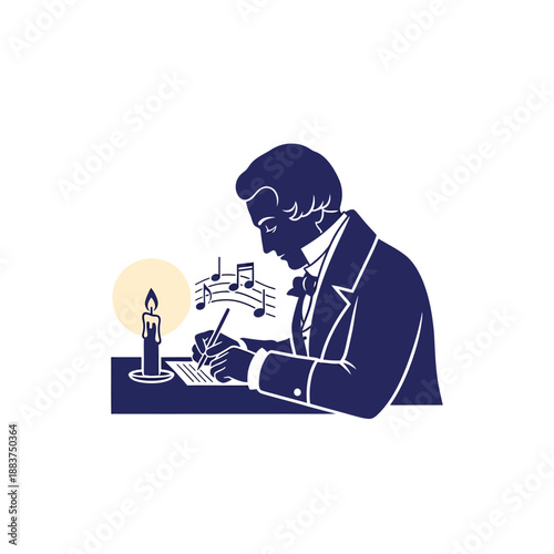 Classical Composer at Work