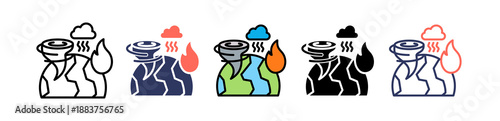 Natural Disaster multiple icon