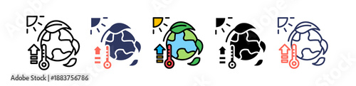 Climate Change multiple icon