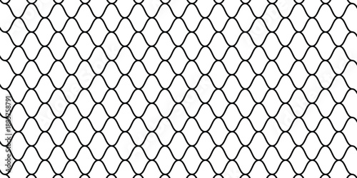 Mesh texture for fishing nets. Seamless pattern for sportswear or soccer goal, volleyball net, basketball hoop