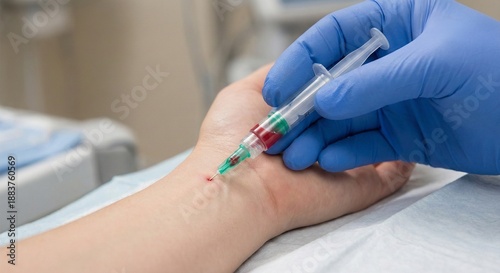 Pulsatile Filling of Syringe with Oxygenated Arterial Blood.