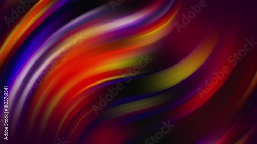 Abstract Colorful Wave Loop Motion Background with Smooth Gradient Flow