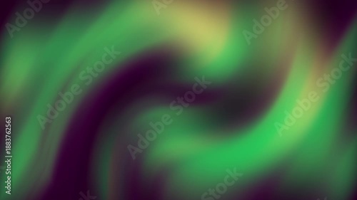 Abstract Smooth Green Wave Loop Motion Background with Soft Gradient Flow