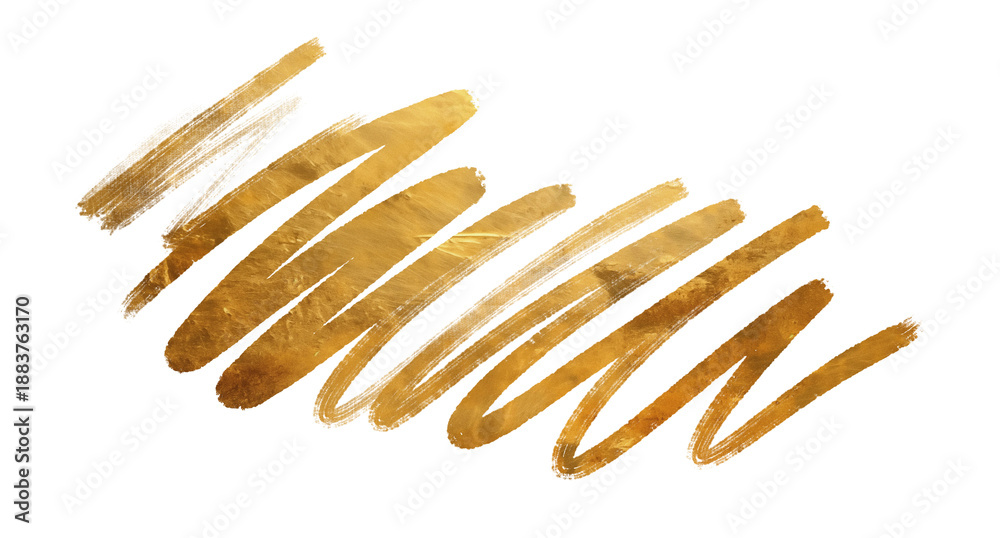 Fototapeta premium Gold Grunge Brush Stroke Texture for Design