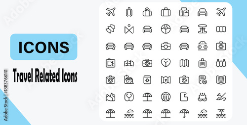 minimal line icons of animals including pets farm animals wild animals birds fish reptiles and insects