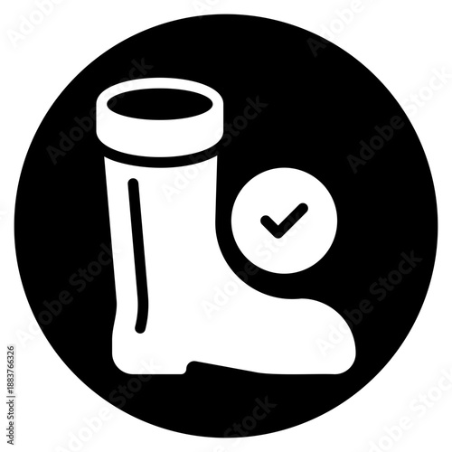 footwear glyph icon