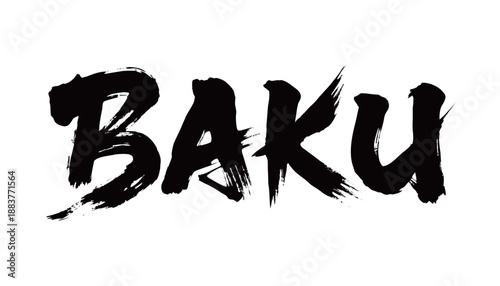 BAKU handwriting

