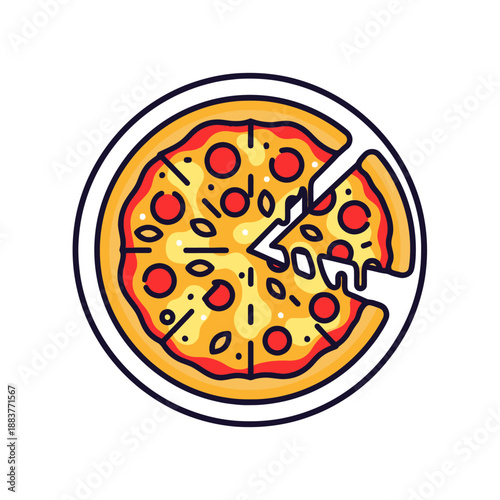 Delicious pepperoni and cheese pizza with crispy crust and melted toppings perfect for sharing