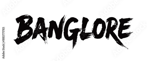 BANGALORE handwritten
