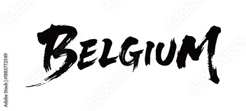 BELGIUM handwritten
