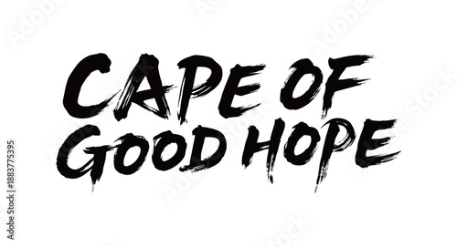 CAPE OF GOOD HOPE Handwriting
